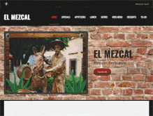 Tablet Screenshot of elmezcalmenu.com